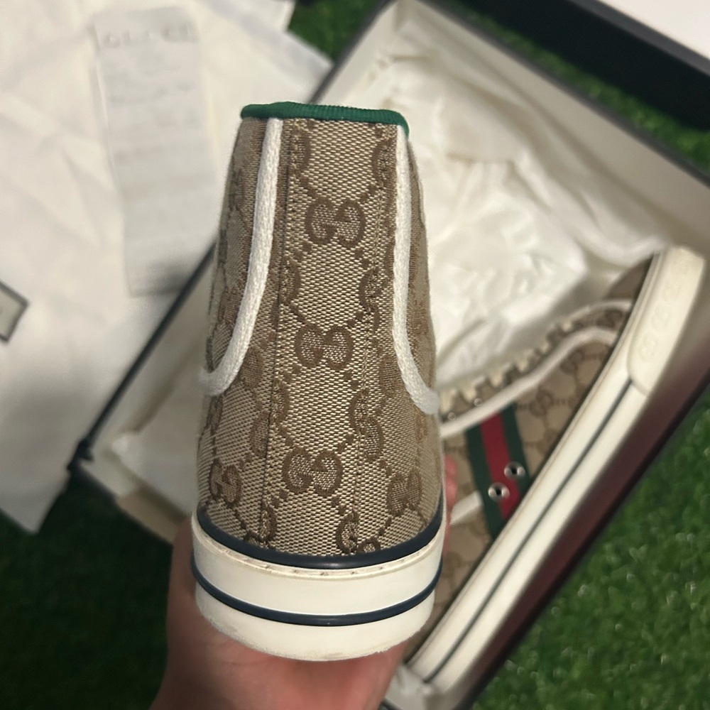Gucci Tennis 1977 GG Canvas Sneakers Size 11/ Eu 45 | OG All + Receipt - Picture 4 of 8